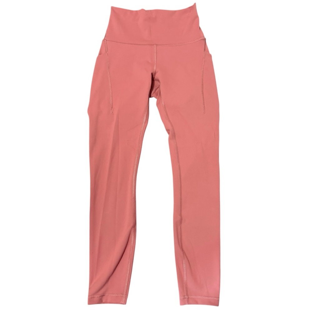 Lululemon Wunder Train High-Rise Tights with Pockets 25 inch inseam Size 4